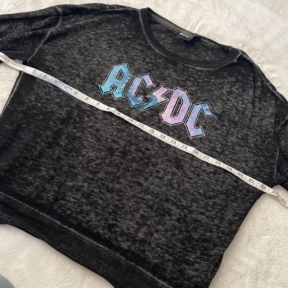 Dark Gray Pseudo-Vintage AC/DC Long Sleeve size XS - Picture 9 of 11